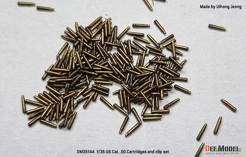 DEFモデル DM35144 1/35 アメリカ 50口径弾・クリップセット (各250個)