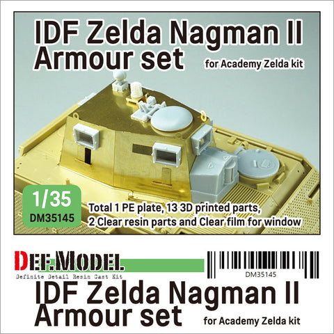 DEFモデル DM35145 1/35 IDF M113 ゼルダ ナグマンII 装甲セット(各社 IDF ゼルダ用)