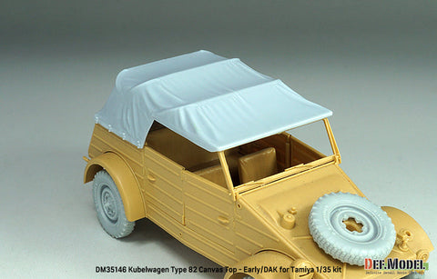 DEFモデル DM35146 1/35 キューベルワーゲン Type82 幌セット 初期/ドイツアフリカ軍団 (タミヤ用)