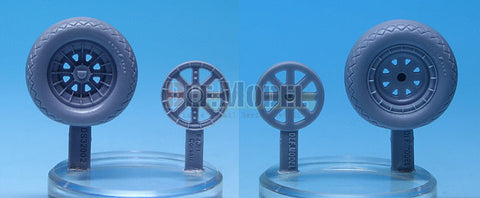 DEFモデル DS32002 1/32 F4U コルセア 自重変形メインタイヤ 2 (タミヤ用)