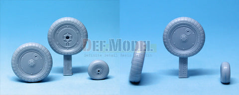 DEFモデル DS32003 1/32 メッサーシュミット Bf109G-6 自重変形タイヤ 1(レベル/ 他キット用)