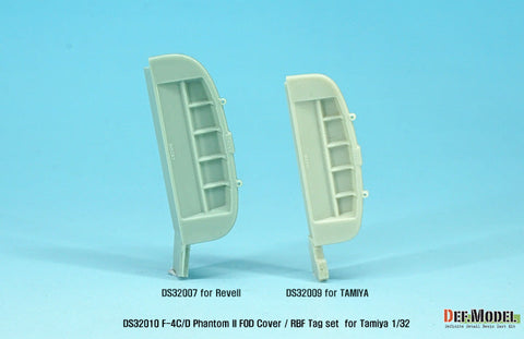 DEFモデル DS32010 1/32 F-4C/D ファントムII FODカバー・リムーブビフォーフライトタグ(タミヤ用)