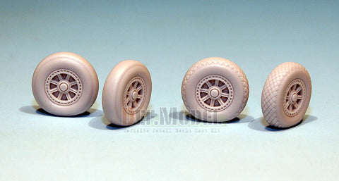 DEFモデル DS48001 1/48 TBF/TBM アベンジャー 自重変形メインタイヤ (アキュレイトミニチュア用)