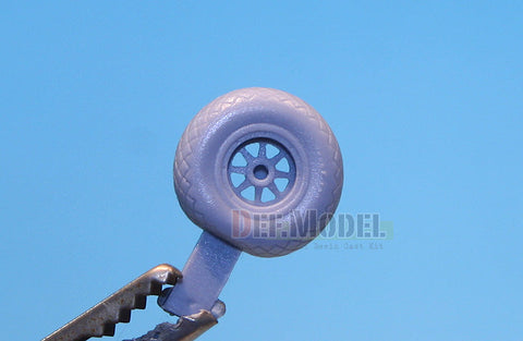 DEFモデル DS48002 1/48 B-25 ミッチェル 自重変形タイヤ (アキュレイトミニチュア用)