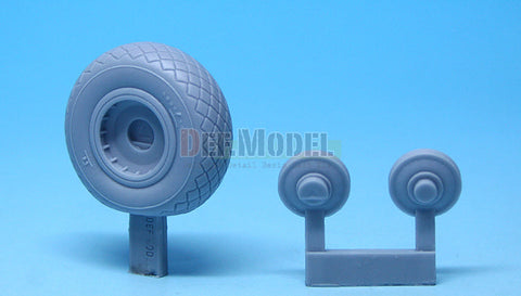 DEFモデル DS48003 1/48 B-17F/G フライングフォートレス 自重変形タイヤ 1 (レベル用)