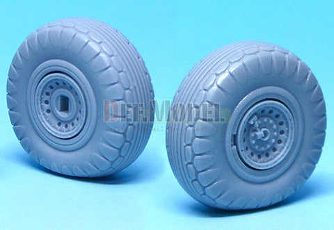 DEFモデル DS48004 1/48 B-17F/G フライングフォートレス 自重変形タイヤ 2 (レベル用)