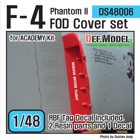 DEFモデル DS48006 1/48 F-4B/C/D ファントムII FOD カバーセット (アカデミー用)