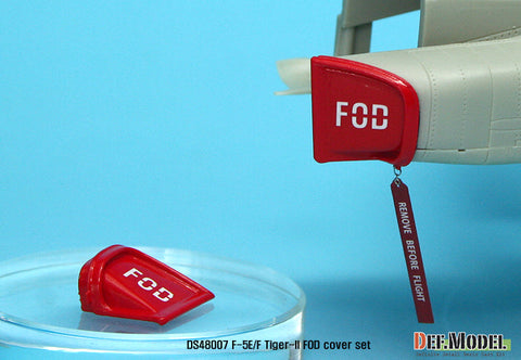 DEFモデル DS48007 1/48 F-5E/F タイガーII FOD カバーセット (AFVクラブ用)