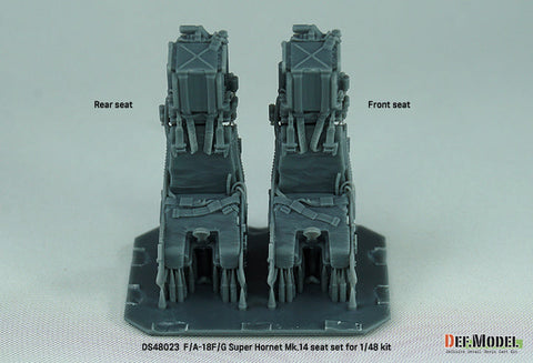 DEFモデル DS48023 1/48 F/A-18F スーパーホーネット、EA-18G グラウラー Mk.14イジェクションシート 複座 (モンモデル/ハセガワ 他キット用)