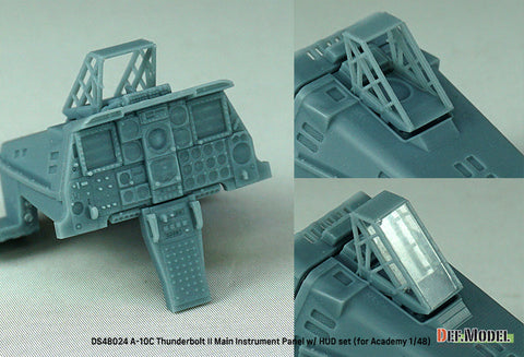 DEFモデル DS48024 1/48 A-10C サンダーボルトII インストルメントパネル・HUD アカデミー用 (アカデミー用)