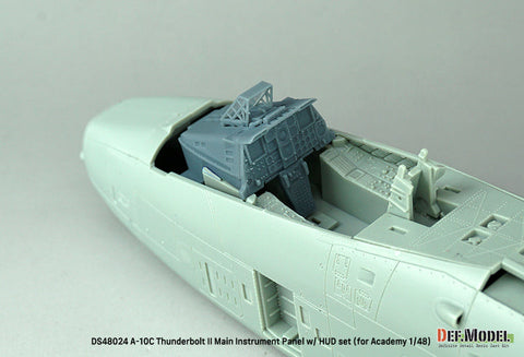 DEFモデル DS48024 1/48 A-10C サンダーボルトII インストルメントパネル・HUD アカデミー用 (アカデミー用)
