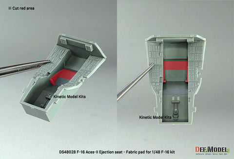 DEFモデル DS48028 1/48 F-16 ACES-II イジェクションシート 布張りタイプ(各社対応)