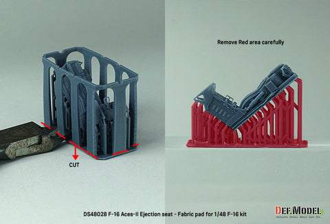 DEFモデル DS48028 1/48 F-16 ACES-II イジェクションシート 布張りタイプ(各社対応)