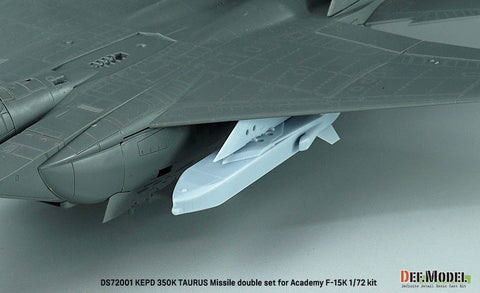 DEFモデル DS72001 1/72 韓国 KEPD350K タウルスミサイルセット(アカデミー F-15K用)