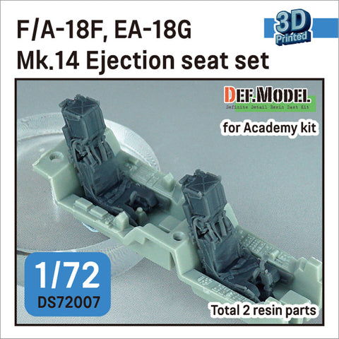 DEFモデル DS72007 1/72 F/A-18F/G スーパーホーネット Mk.14 イジェクションシート(アカデミー用)