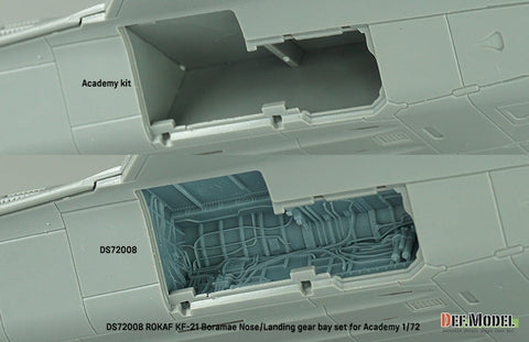 DEFモデル DS72008 1/72 韓国空軍 KF-21 ポラメ 脚収納庫 アカデミー用 (アカデミー用)