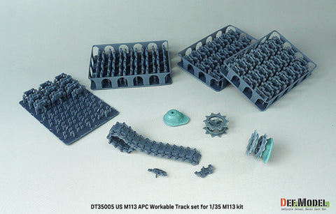 DEFモデル DT35005 1/35 アメリカ M113 APC 可動履帯セット(各社対応)