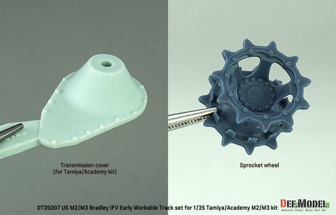 DEFモデル DT35007 1/35 アメリカ M2/M3 ブラッドレー APC 初期型 可動履帯セット(各社対応)