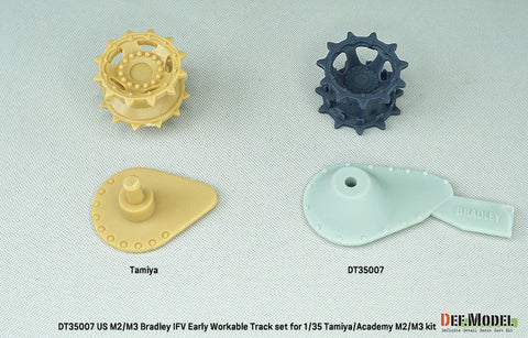 DEFモデル DT35007 1/35 アメリカ M2/M3 ブラッドレー APC 初期型 可動履帯セット(各社対応)