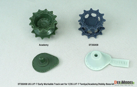 DEFモデル DT35008 1/35 アメリカ LVT-7 初期型 可動履帯セット(各社対応)