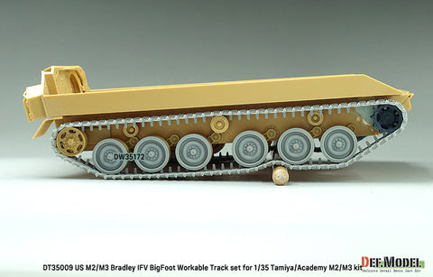 DEFモデル DT35009 1/35 アメリカ M2/M3 ブラッドレー APC ビッグフット 可動履帯セット(各社対応)