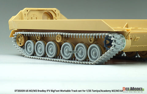 DEFモデル DT35009 1/35 アメリカ M2/M3 ブラッドレー APC ビッグフット 可動履帯セット(各社対応)