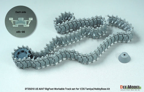DEFモデル DT35010 1/35 アメリカ AAVP7 ビッグフット 可動履帯セット(各社対応)