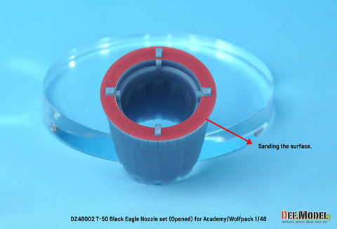 DEFモデル DZ48002 1/48 韓国 T-50 ブ ラックイーグル 排気ノズル オープン(アカデミー/ウルフパック用)