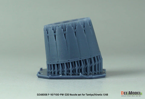 DEFモデル DZ48006 1/48 F-16 F100-PW-220 排気ノズル (タミヤ/キネティック用)