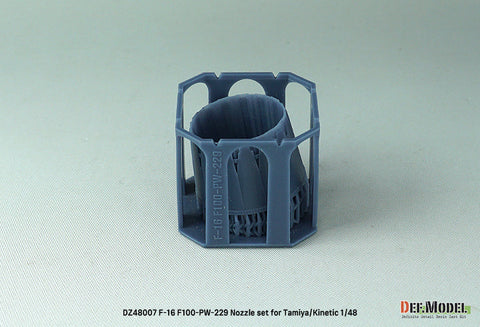 DEFモデル DZ48007 1/48 F-16 F100-PW-229 排気ノズル(タミヤ/キネティック用)