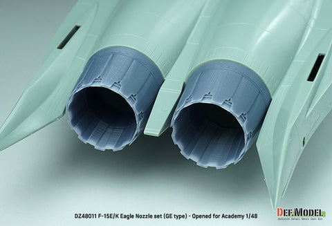 DEFモデル DZ48011 1/48 F-15E/K イーグル GEタイプ 排気ノズル オープン (アカデミー用)