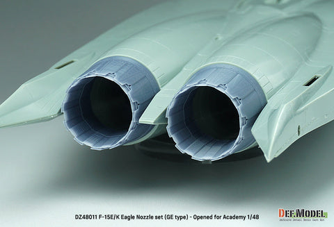 DEFモデル DZ48011 1/48 F-15E/K イーグル GEタイプ 排気ノズル オープン (アカデミー用)