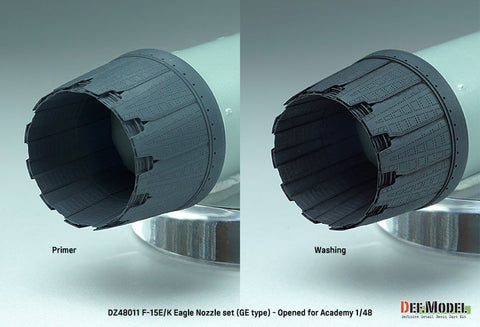 DEFモデル DZ48011 1/48 F-15E/K イーグル GEタイプ 排気ノズル オープン (アカデミー用)