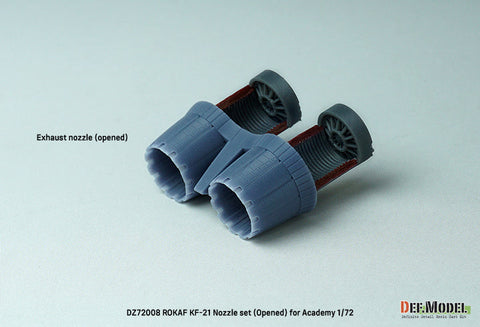 DEFモデル DZ72008 1/72 韓国空軍 KF-21 ポラメ 排気ノズル オープン (アカデミー用)