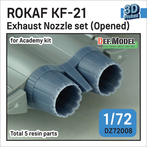 DEFモデル DZ72008 1/72 韓国空軍 KF-21 ポラメ 排気ノズル オープン (アカデミー用)