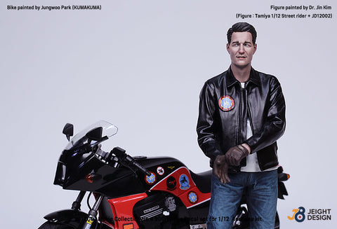 DEFモデル JD12001 1/12 GPZ900R Ninja デカールセット - ムービーコレクション No.4 (アオシマ用)