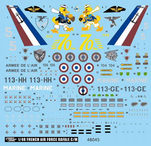 DXM 11-4149 1/48 フランス空軍・海軍航空隊 ラファール C/M