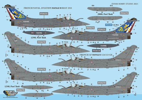 DXM 11-7144 1/72 フランス空軍・海軍航空隊 ラファール C/M