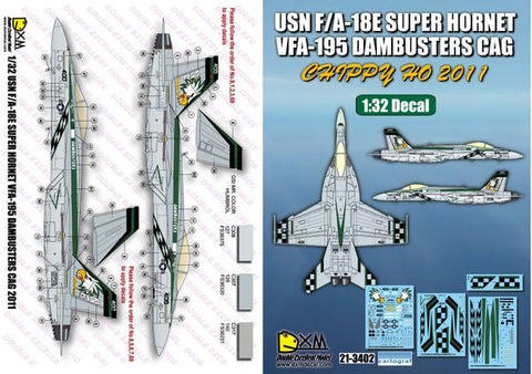 DXM 21-3402 1/32 アメリカ海軍 F/A-18E VFA-195 ダムバスターズ 2011 チィッピーホー