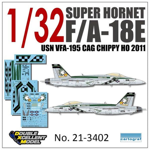 DXM 21-3402 1/32 アメリカ海軍 F/A-18E VFA-195 ダムバスターズ 2011 チィッピーホー