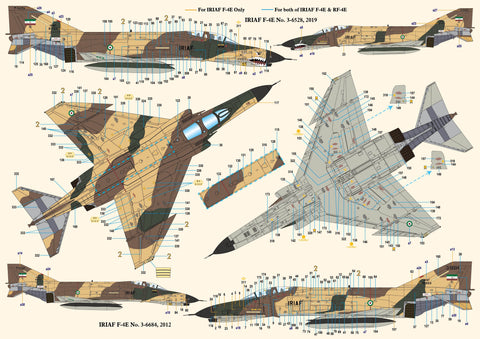 DXM 21-4255 1/48 ギリシャ空軍・イラン空軍 ファントム コレクション #2