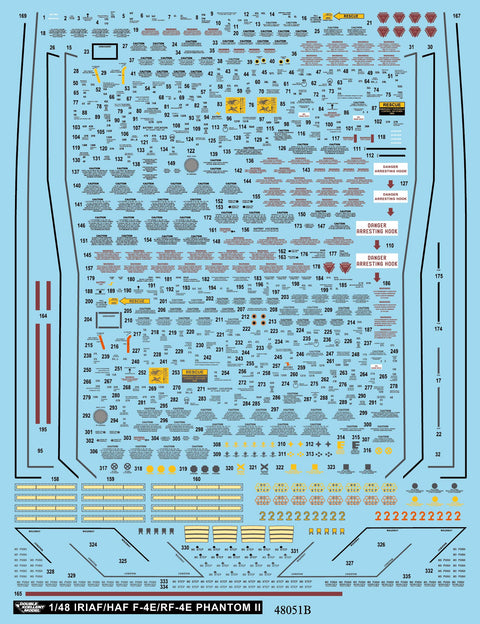 DXM 21-4255 1/48 ギリシャ空軍・イラン空軍 ファントム コレクション #2