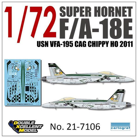 DXM 21-7106 1/72 アメリカ海軍 F/A-18E VFA-195 ダムバスターズ 2011 チィッピーホー