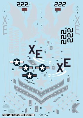 DXM 31-3214 1/32 アメリカ海軍 F/A-18F スーパーホーネット VX-9 ヴァンパイアーズ