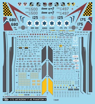 DXM 31-7150 1/72 イスラエル空軍・大韓民国空軍 F-4E ファントム コレクション#1