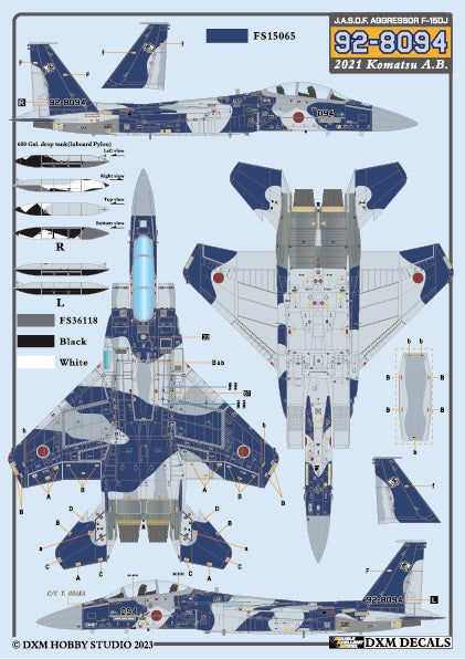 DXM 31-7158 1/72 航空自衛隊 F-15J/DJ アグレッサー Vol.1