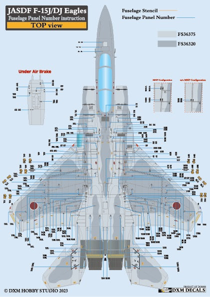 DXM 31-7158 1/72 航空自衛隊 F-15J/DJ アグレッサー Vol.1