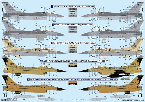 DXM 1/48 41-4159 アメリカ空軍/シンガポール空軍 F-16A/C  ファイティングファルコン コレクション#3