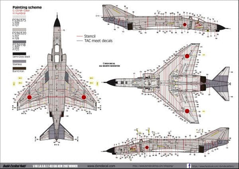 DXM 51-4223 1/48 航空自衛隊 F-4EJ改ACM 2007 ウイナー