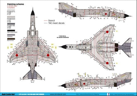 DXM 51-7217 1/72 航空自衛隊 F-4EJ改 302飛行隊 ACM 2007 ウイナー